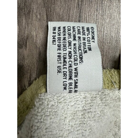 VTG Disney Parks Grumpy "Stay Off My Towel!" Bath Towel Resort Made In Brazil - Picture 2 of 8